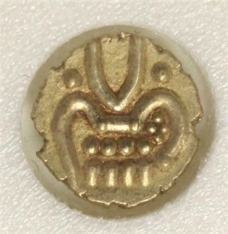 Rare Gold Fanam Ca.  1663 - 1776 Minted By The Dutch Voc Co.  In Cochin,  India 899g