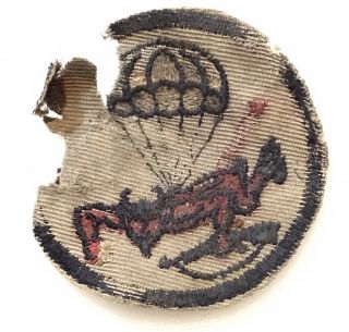 Wwii Us Army 508th Airborne Infantry Regiment Red Devil Patch Rare Poor