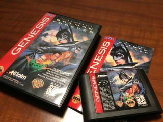 Batman Forever The Real Game Begins For Sega Genesis Rare Complete Set