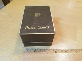 Vintage Pulsar Quartz Watch Box Only
