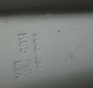 White American Standard Toilet Tank Lid Cover 4049 F4049 White