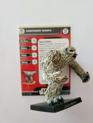 Rampaging Wampa - 51 Star Wars Miniatures Alliance And Empire Very Rare