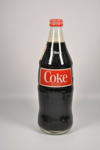 Vintage Coca Cola bottle 1.  5 L coke bottle from Canada (Rare) 3