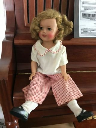 Shirley Temple Doll,  17 Inch Vintage