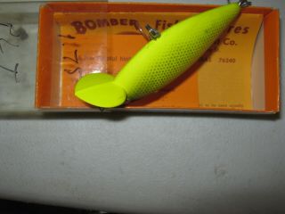 Vintage Bomber Fishing Lure Speed Shad Rare Color 3
