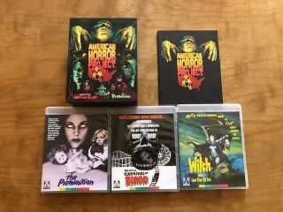 American Horror Project Volume 1 Blu Ray Arrow Video Boxset Limited Ed Oop Rare