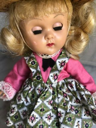 Vintage Vogue Ginny Doll wearing one of the Tiny Miss outfits from 1956 3