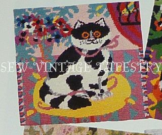Ehrman Vintage Cat A By Susanna Lisle Tapestry Needlepoint Kit Rare