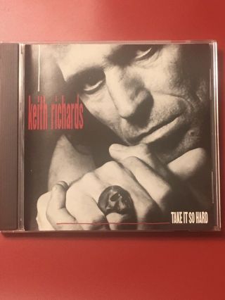 Rolling Stones Keith Richards Take It So Hard Rare 1988 Usa Promo Dj Cd Single