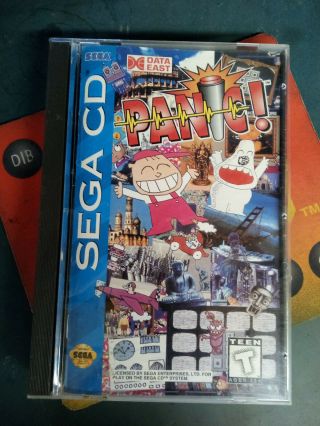 Panic Sega Cd Complete Rare And