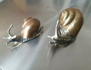 2 X Vintage Solid Silver Italian Made Miniatures By P.  Sorini Hallmarked Rare