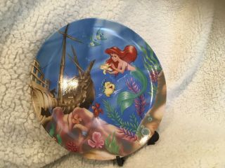 Rare Disney Resort Theme Park The Little Mermaid Collector Plate Ariel
