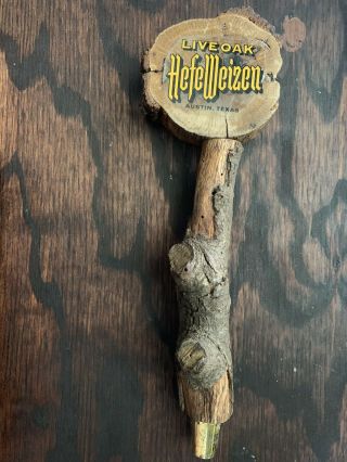 Live Oak Hefeweizen Tap Handle Extremely Rare