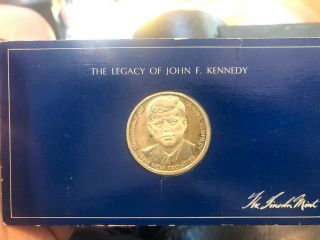 Lincoln The Legacy Of John F Kennedy Silver 1 Oz Never Opened Rare N