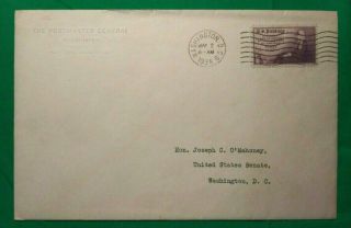 1934 Authorization Letter Signed By James A.  Farley - Mothers Of America - Very Rare