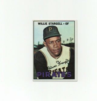 1967 Topps Willie Stargell Pittsburgh Pirates 140 Baseball Card Hall Of Fame