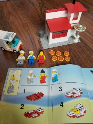 Vintage Lego - Pizza To Go 6350 - 99 Complete W/ Instructions