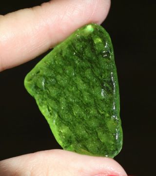 Rare Xxxxl Lightly Frosted Rare Lime Green Privacy Seaglass With Pattern