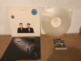 Pet Shop Boys Actually Japanese Clear Vinyl Lp Rare.  Limited Numbered Edition