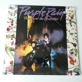 Prince - Purple Rain - Vinyl Lp Us 1st Press,  Rare Poster Nm In Shrink