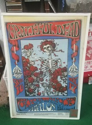 Grateful Dead Poster 2010 Vintage Collectible Garcia Rare Ashbury Park