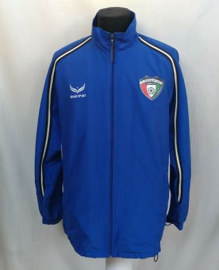 Extremely Rare 90s Kuwait National Team Grand Sport Track Top Jacket Blue Size L