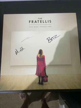 The Fratellis Eyes Wide Tongue Tied Signed Coloured Vinyl Rare