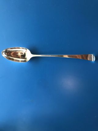 Rare English Sterling Silver Dressing Spoon By George Wintle Xlnt