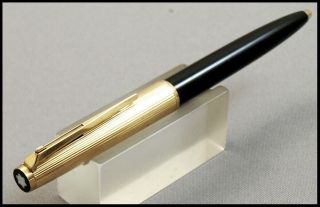 Rare Vintage Montblanc Masterstuck Gold Filled Cap Ball Point Pen No.  184 - 1970s