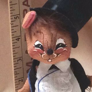 Annalee Mobilitee Vintage Doll Bridegroom Mouse