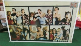 No Doubt Poster Late 1996 Rare Vintage Collectible Oop Live Gwen Stefani