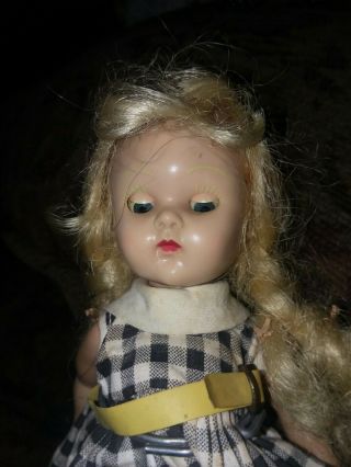 Vintage Vogue Ginny 50s Painted Lashes Early Doll Sleep Eyes