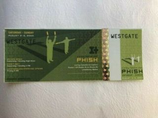 Phish Ptbm It Festival Rare Full Ticket Limestone Maine