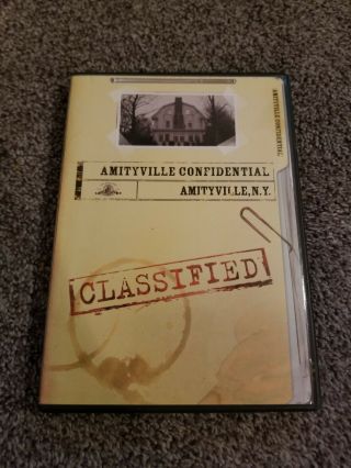 Amityville Confidential - Amityville N.  Y Classified - Mgm Dvd - Region 1 - Rare Oop
