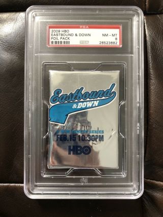 2009 Kenny Powers Hbo Eastbound & Down Factory Foil Pack Psa 9 Rare