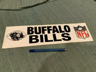 A Rare Vintage 1971 Buffalo Bills Bumper Sticker
