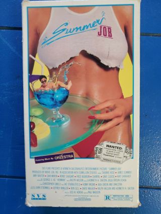 Summer Job Vhs Sex Comedy Hardbodies Bikini Valet Girls Rare Joysticks