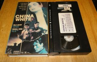 China White (vhs,  1989) Russell Wong,  Billy Drago - Rare Action Imperial Video