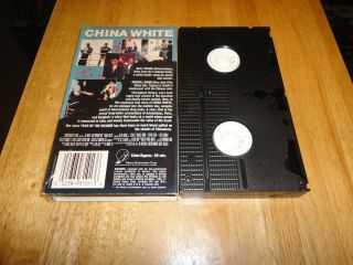 China White (VHS,  1989) Russell Wong,  Billy Drago - Rare Action Imperial Video 2