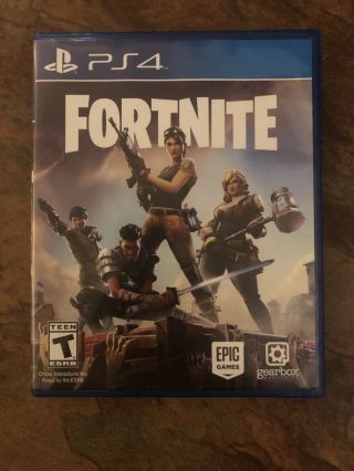 Ultra Rare Fortnite W/disc And Case For Ps4 Playstation - Fast