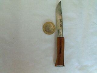 Rare Ancien Couteau Opinel N° 4 En Bois D 