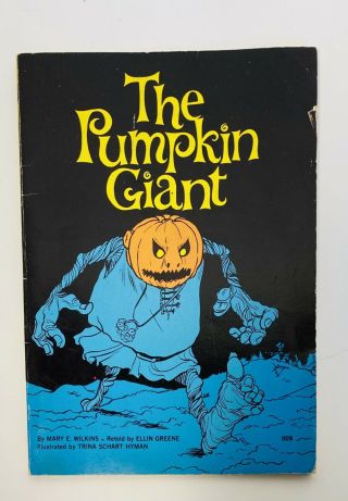 Vintage The Pumpkin Giant Halloween Book By Mary Wilkins 1974 2nd Print Pb