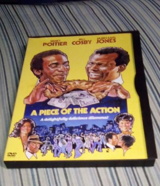 A Piece Of The Action (dvd,  2004) Poitier Cosby Jones Rare Oop