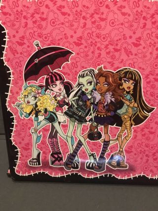 Monster High Lap Desk with Pillow for Kids rare 2010 First Wave Merchandise 2