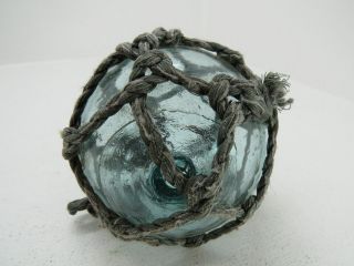 1 Authentic 3,  " Japanese Glass Fishing Net Floats Balls Buoy (f2.  5c1387)