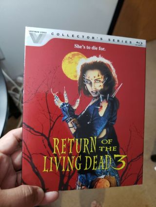 Return Of The Living Dead 3 Bluray With Slipcover Rare Oop