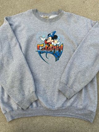 Vintage Fantasmic Sweatshirt Rare Walt Disney World Mgm