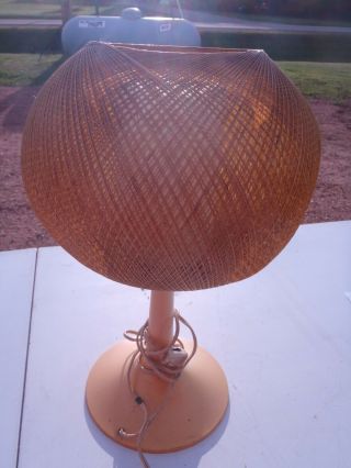 Rare Vintage Mid - Century Table Lamp,  Plastic Good