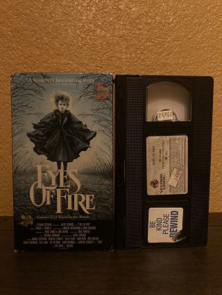 Eyes Of Fire Vhs Rare Horror Cult Monster Witch 1st Edition 1987 Vestron