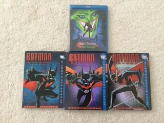 Batman Beyond Seasons 1 - 3 Dvd And Return Of The Joker Blu Ray Complete Rare